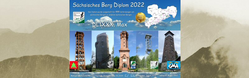 Sächsisches Berg Diplom für 2022