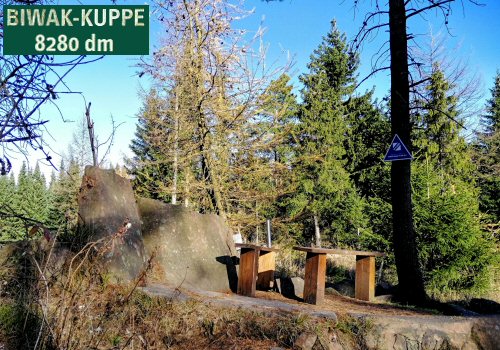Auf der Biwak Kuppe Auf der Biwak Kuppe