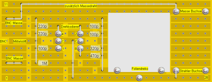 Lochrasterplatinen Layout ...