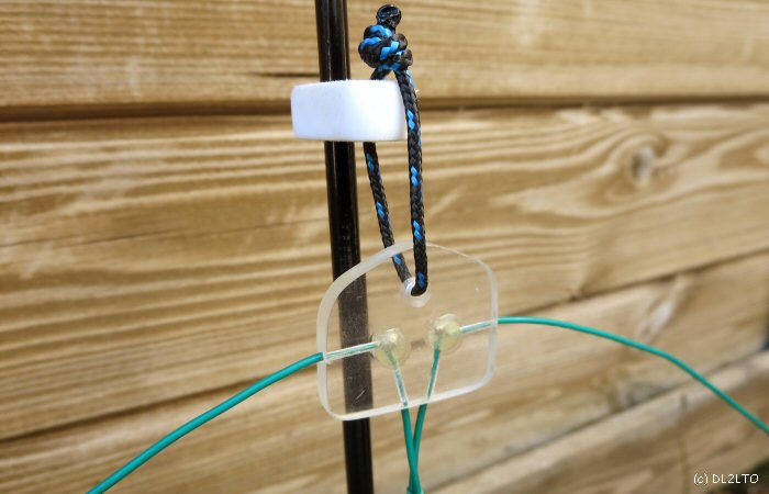 Aufhängung, GFK-Mastspitze ...