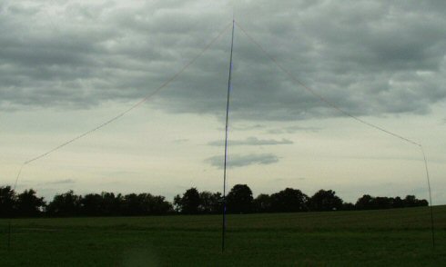 Nichtresonanter Dipol mit Feederleiterspeisung ...