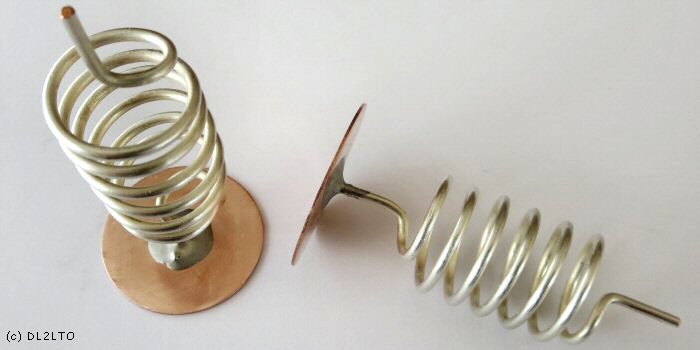 Verbunden-Luftspule und Kondensatorplatte