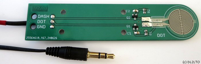 Bestckte Platine vom CW-Stick