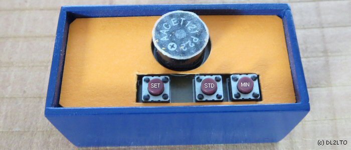 CW-Uhr, fertiger Aufbau