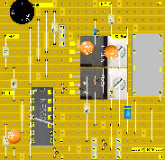 Lochrasterplatine Vorderseite