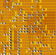 Lochrasterplatine Rückseite