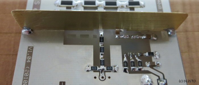 Details der bestückte Platine