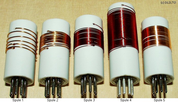 Spulen nach dem Wickeln