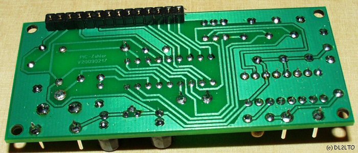 Lötseite mit Buchselleiste