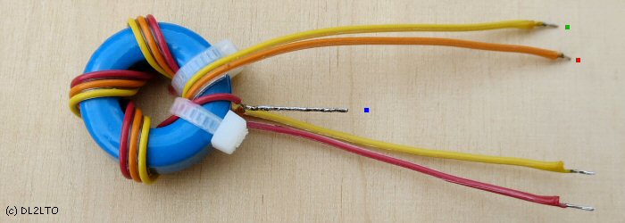 Übertrager der HF Impedanzmessbrücke