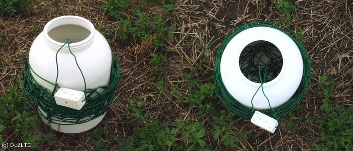 Plastikantennenbehälter ...