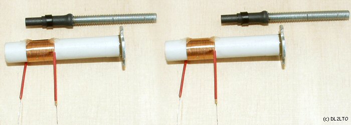 Variometerspule L1 im Detail