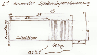 Skizze der Variometerspule L1