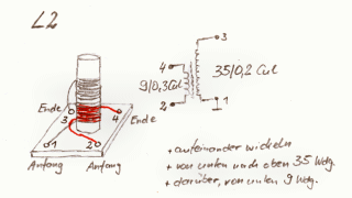 Skizze der PA Spule L2