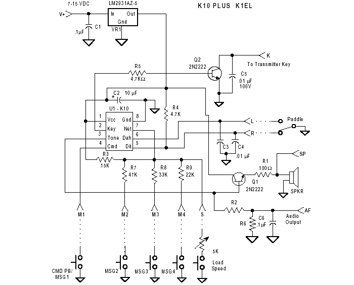 Schaltung K10+ Schaltung K10+