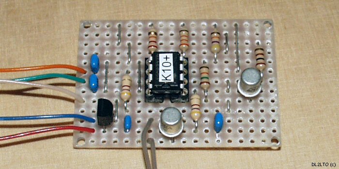 Keyerplatine auf Lochraster ... Keyerplatine auf Lochraster ...