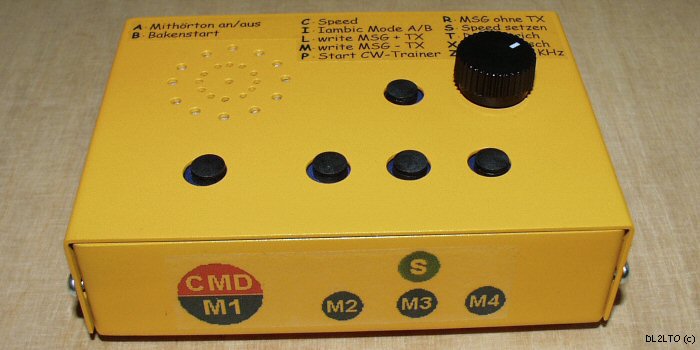 fertiger Keyer, Frontseite ... fertiger Keyer, Frontseite ...