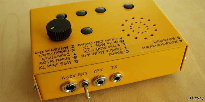 fertiger Keyer, Rüchseite ... fertiger Keyer, Rüchseite ...