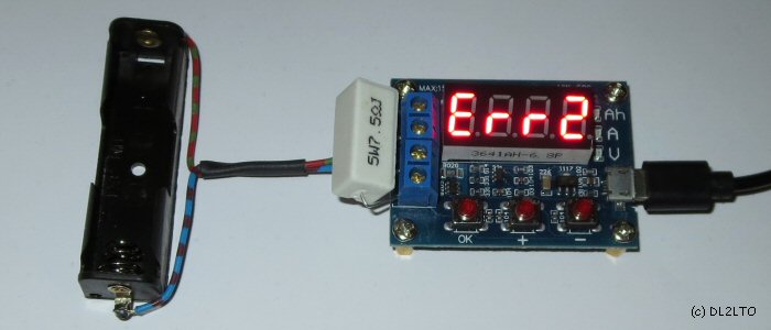 Kapazitätstester ...