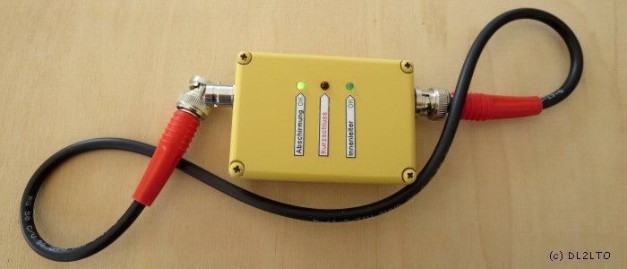 Test mit dem Koax-Kabel-Tester