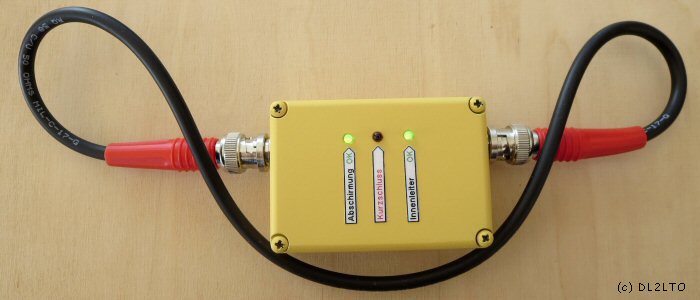 Test mit dem Koax-Kabel-Tester