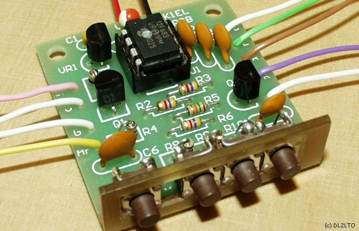 K-PCB fertig aufgebaut