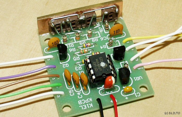 K-PCB fertig aufgebaut