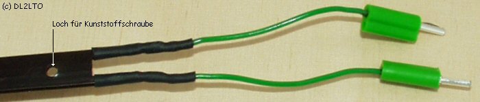 kleine Stecker zum Strahler ...