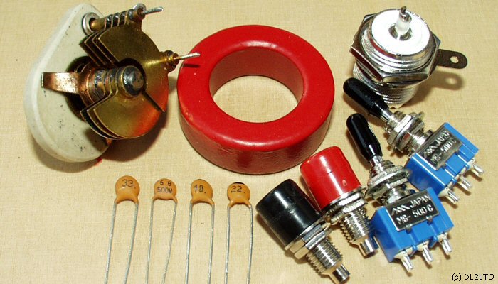 benötigte Bauteile ...