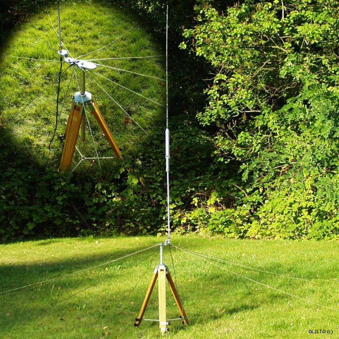 MP-1 Portabel Antenne, montiert ...