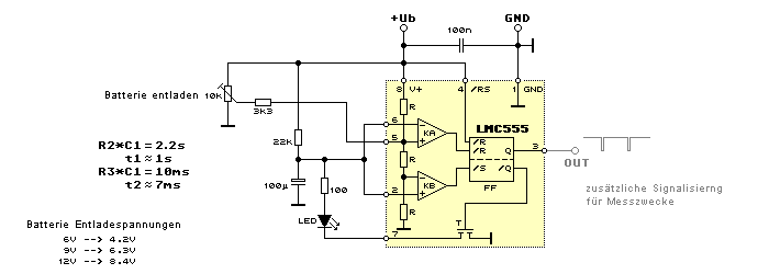 Schaltung für LED Flasher Schaltung für LED Flasher