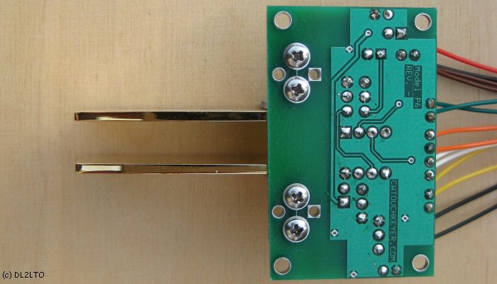 P5 Touch Paddle Keyer, Lötseite