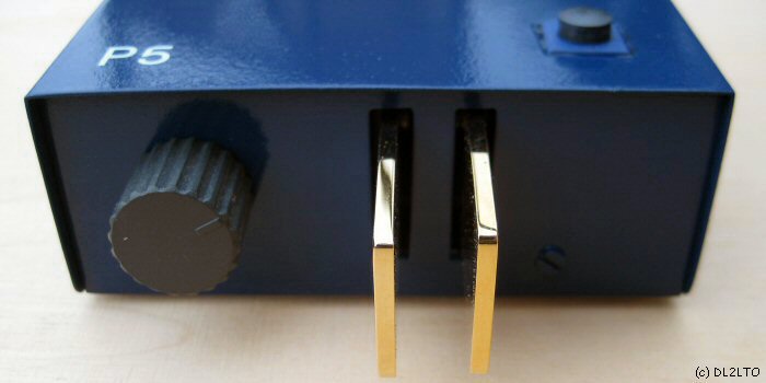 P5 Touch Paddle Keyer, Frontansicht