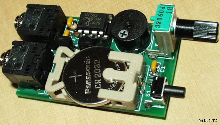 PicoKeyer-Plus, fertig aufgebaut ...