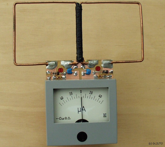 Bügel, Leiterplatte und Meßinstrument