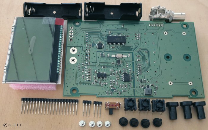 Bauteile vor dem Zusammenbau