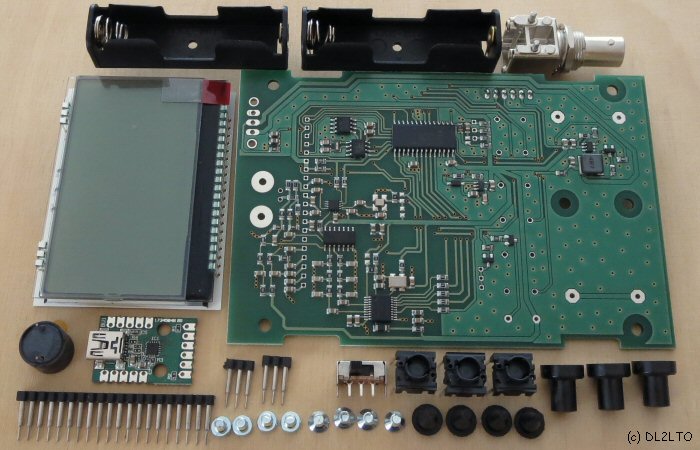 Bauteile vor dem Zusammenbau