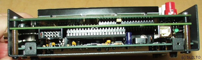 Antennenanalyser in der Unterschale, Seitenansicht