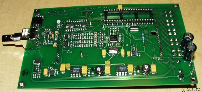 fertig bestückte Hauptplatine