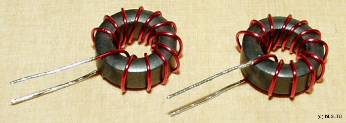 Induktivitäten der beiden Meßleitungen im Detail