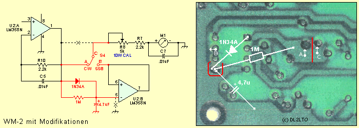 Peakanzeigeschaltung