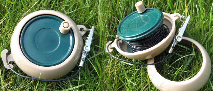 YO-YO-Antenne im Ganzen und zerlegt ...