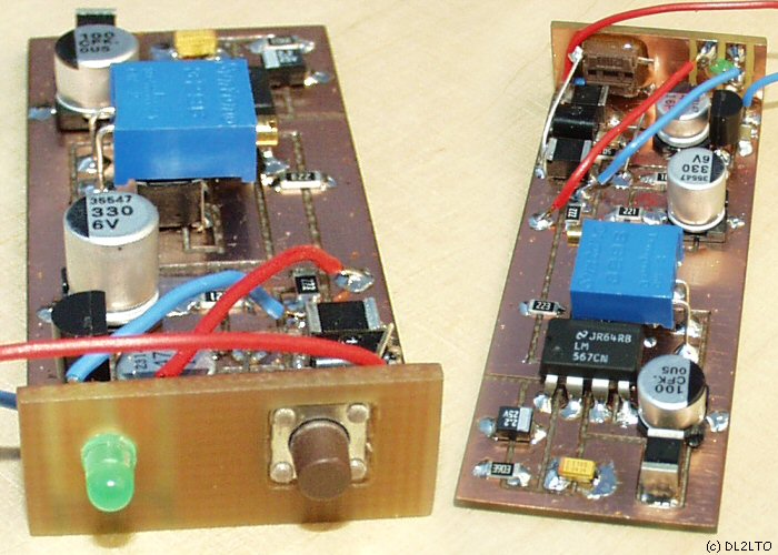 Platine im Detail ...