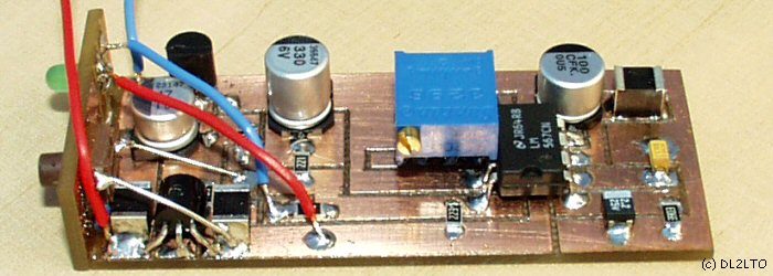 Platine im Detail ...