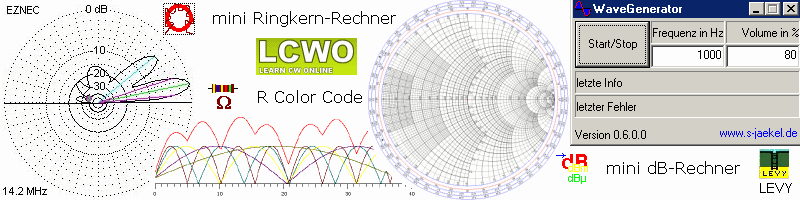Hilfsprogramme/Software f&uuml;r Funkamateure
