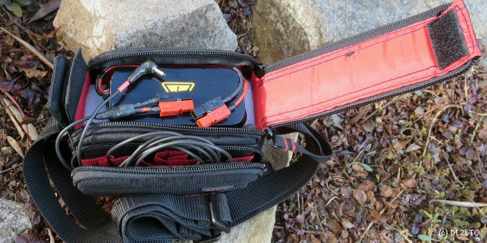 Akkupack für Portabelbetrieb verpackt ...