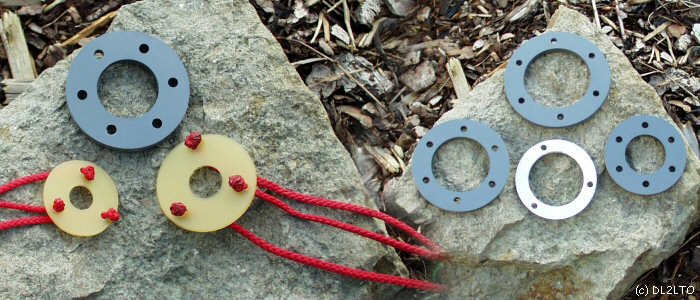 Abspannringe für Portabelmast