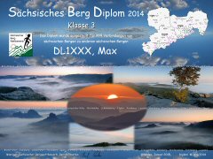 Sächsisches Berg Diplom 2014 Sächsisches Berg Diplom 2014